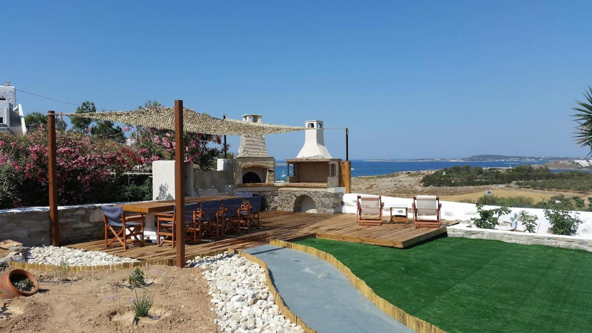 Maria Seaview Villa Near Naousa Екстериор снимка